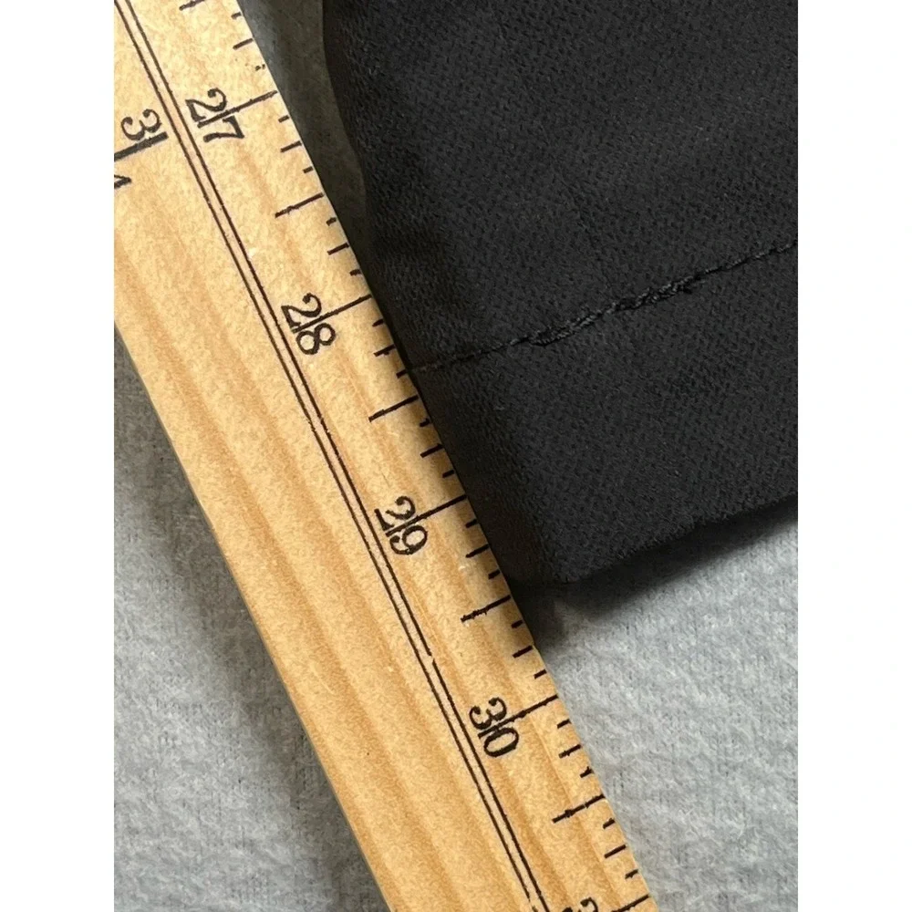 Banana Republic Chino Pants Mens 36x30 Black‎ Polyester Travel Slim Fit
